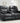 Galaxy Tech Electric Recliner 2 Seater Black Leather