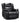 Galaxy Tech Electric Recliner Armchair Black Leather