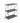 LEYO 3 TIER BOOKCASE GREY